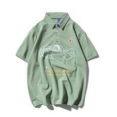 T恤潮流圆领男港风印花POLO衫百搭休闲时尚DS-B299-ZY1318P35，男装T恤，电商A061-1