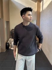 秋冬圆领毛衣针织衫打底衫W6004-P47，男装T恤，星座1012-1
