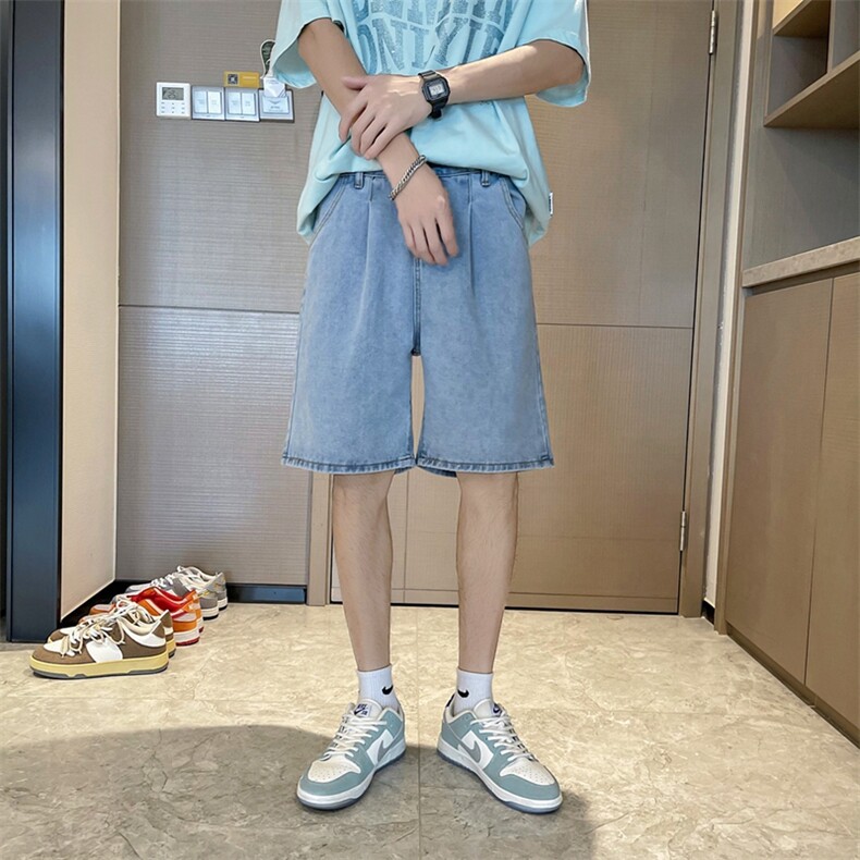 潮流春季牛仔裤男牛仔短裤D201P33,男装牛仔裤,星座1116-2
