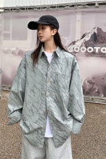 港风纯棉衬衫高级感设计耐磨水墨衬衫休闲百搭MD-H536-特批50控89，男装衬衫，星座717