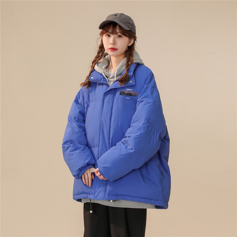 白鸭绒中性风22冬季新品潮流印花立领羽绒服YR186P195控258,男装羽绒服,A247A