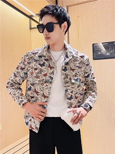 301A-1/J02/P75 2024秋装新款男士开衫外套男日常休闲夹克潮图片