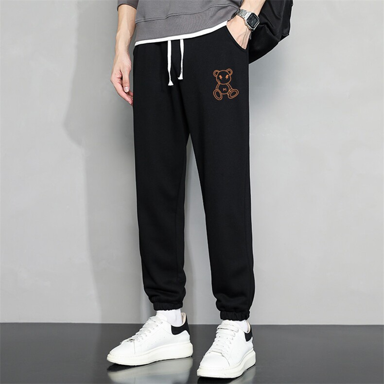 休闲裤男22秋冬新款舒适百搭运动裤潮牌修身工装裤学生卫裤Z901，男装休闲裤，星座815-2