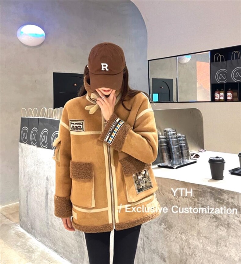 网红重工刺绣皮毛一体，其它，依挺好