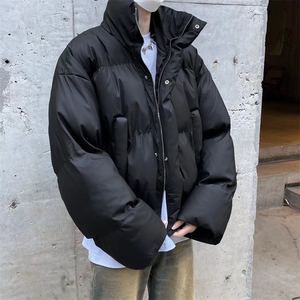 F117-P88 美式复古潮牌短款棉服男2024冬季高级感设计感加厚棉服图片