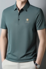 冰丝短袖男夏季2024新款中年男士体恤休闲时尚Polo衫男上衣潮，男装Polo衫，电商B212（原钱塘6029）