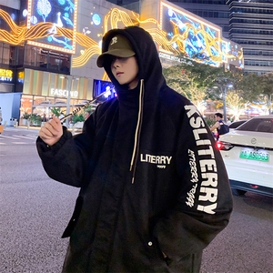 麂皮绒连帽棉衣男女棉服新款棉袄加绒外套冬装 3355-P90 控128图片
