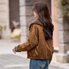 现货2025冬装新款女士时尚经典毛领可脱卸羽绒服，女装羽绒服，木子恋