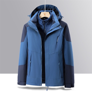 冲锋衣男女款三合一春秋季登山服三防男夹克冬JK0181-P98 单款P55图片
