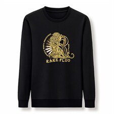 中年长袖男士圆领卫衣印花2023春秋季新款潮流男装休闲时尚上衣，男装卫衣，电商B212（原钱塘6029）