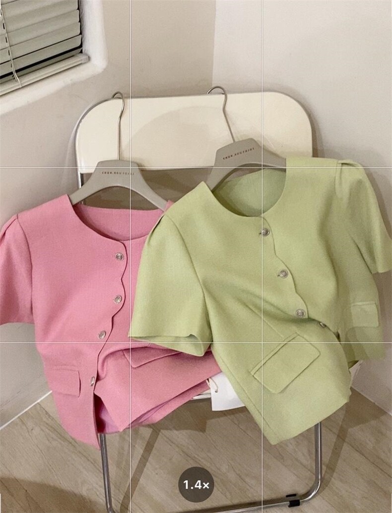 夏季新款薄料小香风外套，其它，唇蔻