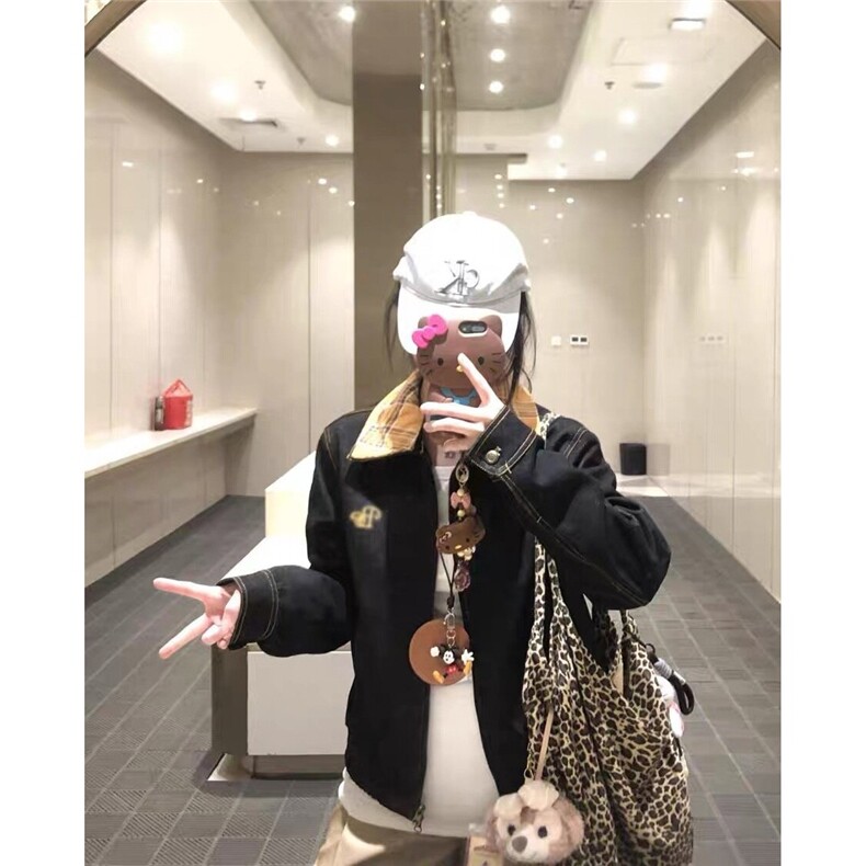 美拉德棕色假两件短款飞行员夹克男士棒球服外套JK2570,男装夹克,星座208-5