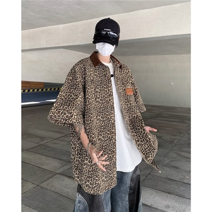 男士水洗牛仔衬衫灯芯绒领 SM993 P55图片