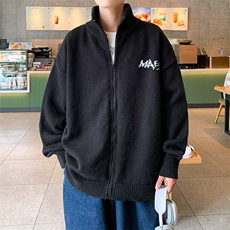 B328P53秋装男装立领毛衣开衫外套青年男生时尚宽松男装，男装针织衫/毛衣，星座512-6