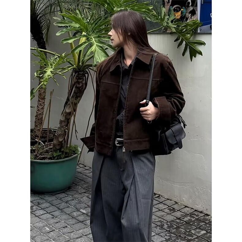 网图现货新款麂皮绒双层夹克外套男B30-P63,男装夹克,星座910-1