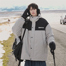 港风23新款冬季时尚百搭工装加厚棉服外套MY65602P115控158，男装棉衣，电商A268A