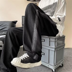 男秋季新款港风休闲裤X92P35图片