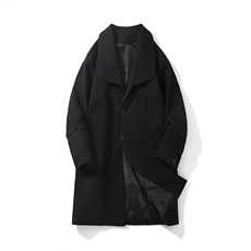 长年大货得物精品】毛呢男大衣男风衣男中长款大码F730-P115白底B，男装风衣，星座401