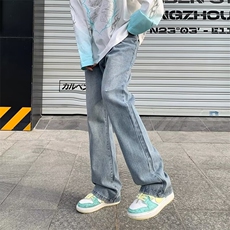 美式高街牛仔裤男简约百搭休闲裤G1340/P45，男装牛仔裤，电商D202-1