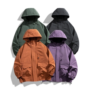 秋季户外连帽夹克男外套男女同款DSA157B-JK7811-P75图片