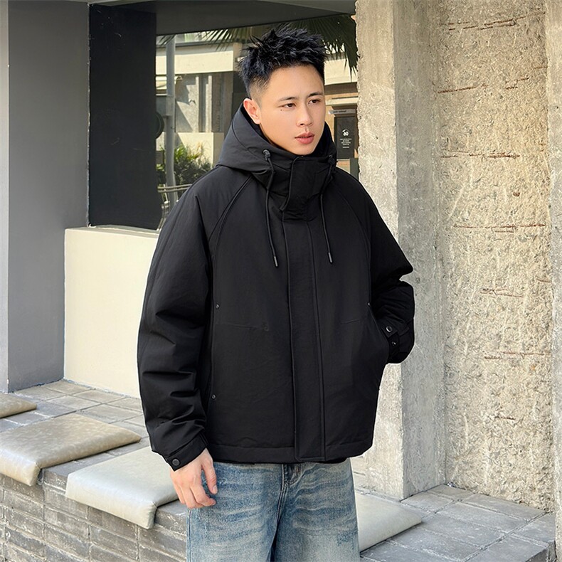 2025标90白鸭绒羽绒服连帽大码外套379-p330,男装羽绒服,星座223（原229-2）