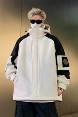 防水撞色棉服DD2249-125控价168冬季保暖连帽棉衣可二开防寒外套，男装棉衣，电商A102-1