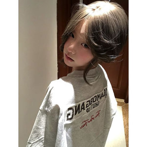 H1029-P35 刺绣220克潮牌宽松休闲短袖t恤男女同款图片