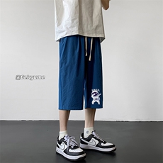 冰丝七分裤男大码速干短裤男五分裤QK72225-P25，男装休闲裤，电商A040
