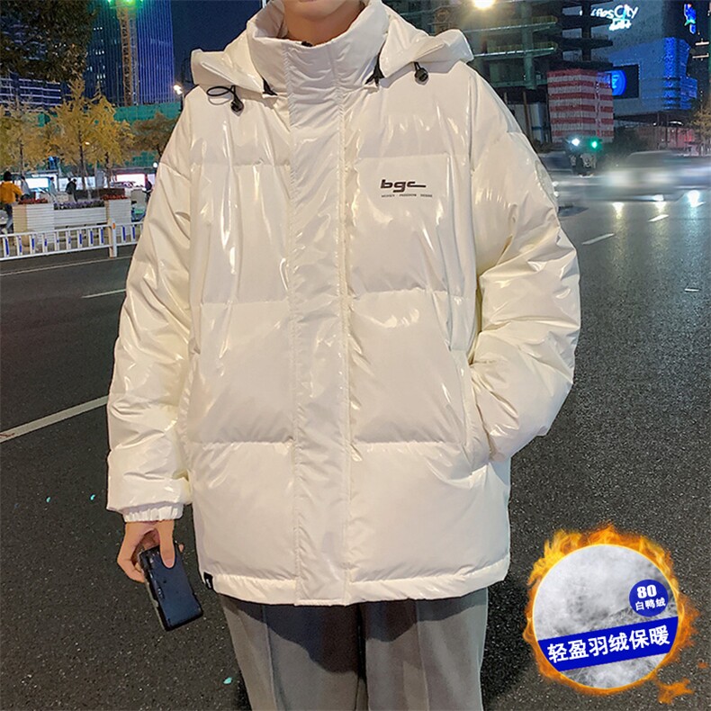 特批港风夜景新款标80白鸭绒连帽羽绒服YR100P165控268,男装羽绒服,电商A247