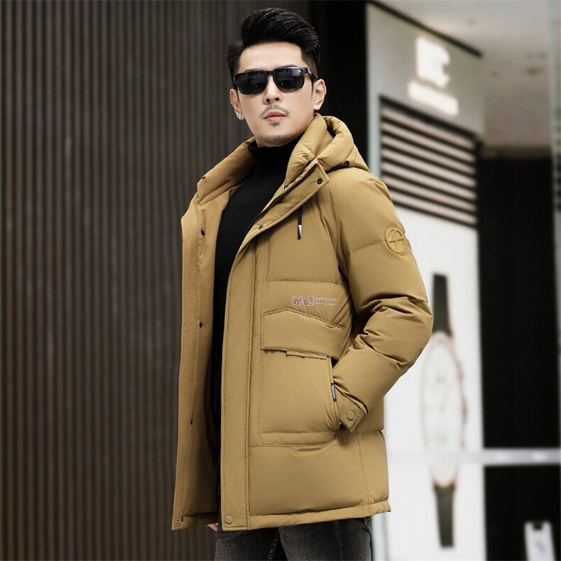 B38818钱塘2020-3冬季厚款时尚休闲简约中年男士羽绒服P295，男装羽绒服，钱塘207-3