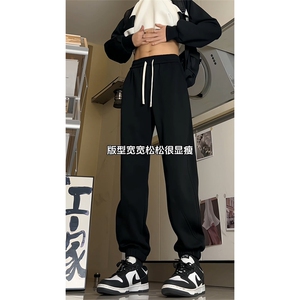 2026春款华棉运动裤束脚卫裤 M-4XL K823-1 特P43 控68图片