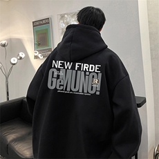 抖音得物供货可提供视频秋冬重磅美式宽松连帽卫衣DL1998，男装卫衣，电商A486