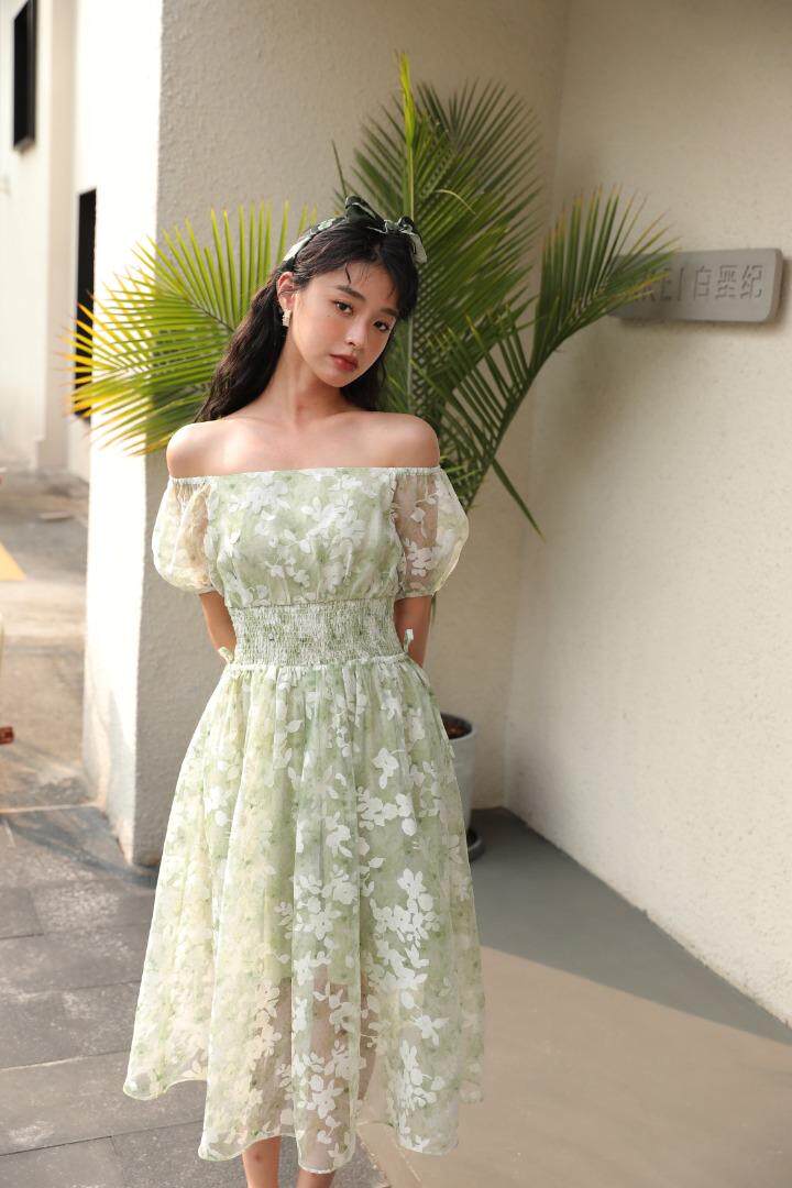 层次丰富的空气感连衣裙，女装连衣裙，GN