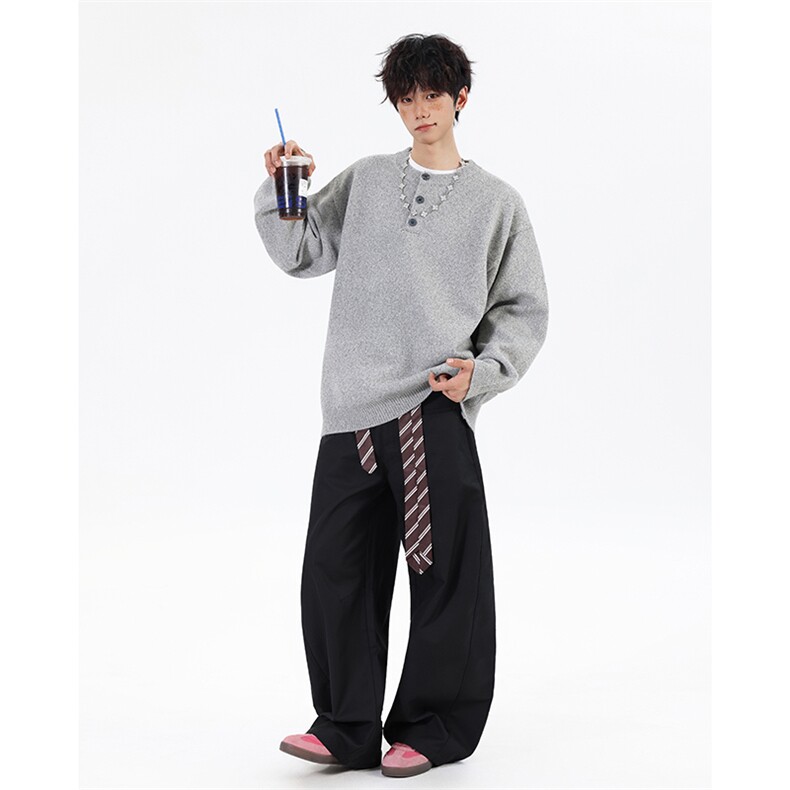 517A-8-M201-P68高品质老钱风针织衫基础款毛衣,男装针织衫/毛衣,星座517A-8（原B282）