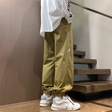 港风秋冬工装裤宽松休闲伞兵裤男K23322-P40控58，男装工装外套，星座717