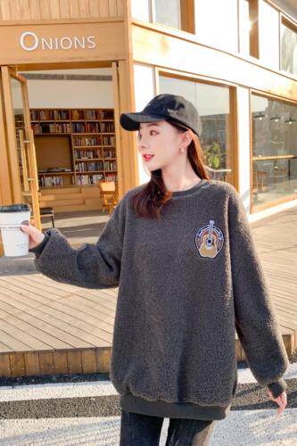 冬季新款，颗粒绒卫衣，女装卫衣/绒衫，艾伊贝雪