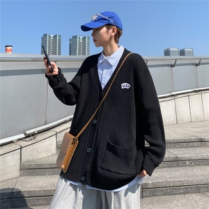针织开衫男女韩版潮流帅百搭2023秋冬季新款ins毛衣外套MZ017-P47