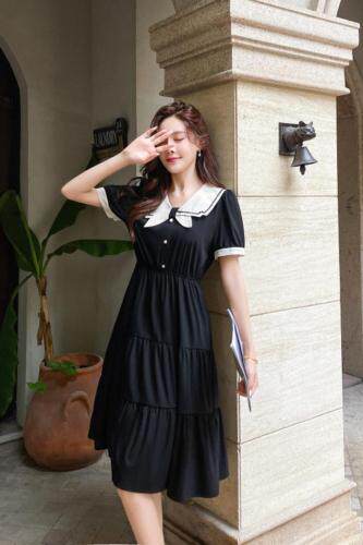 不挑人收腰连衣裙，女装连衣裙，百变诱惑