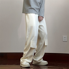 现货高品质宽松卫裤休闲裤直筒大码运动阔腿裤男A351-AK2441-P60，男装休闲裤，电商A351
