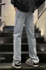 ins潮流男生水洗牛仔裤高街修身小脚裤B315-K23252-P50控68，男装牛仔裤，电商B315