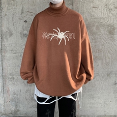 抖音供货、现货秋季冬高领毛衣宽松打底衫D223A-MG2302-特P45，男装针织衫/毛衣，电商019-1