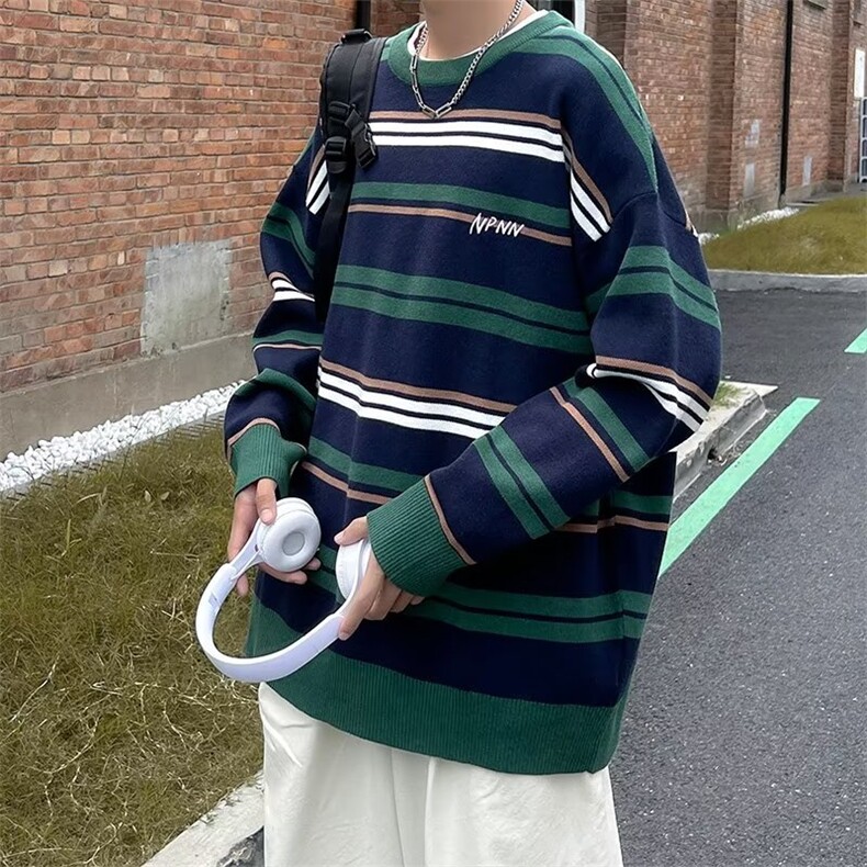 针织衫冬季套头青春流行休闲毛衣2022潮新款圆领男长袖直筒型,男装针织衫/毛衣,星座716-4