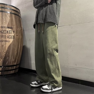 2024春季高街潮牌宽松直筒裤子男日系复古工装裤休闲裤K7568-P32