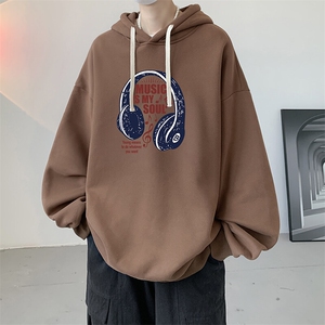 连帽卫衣男大码胖子帽衫大号运动服WY2422-P35图片