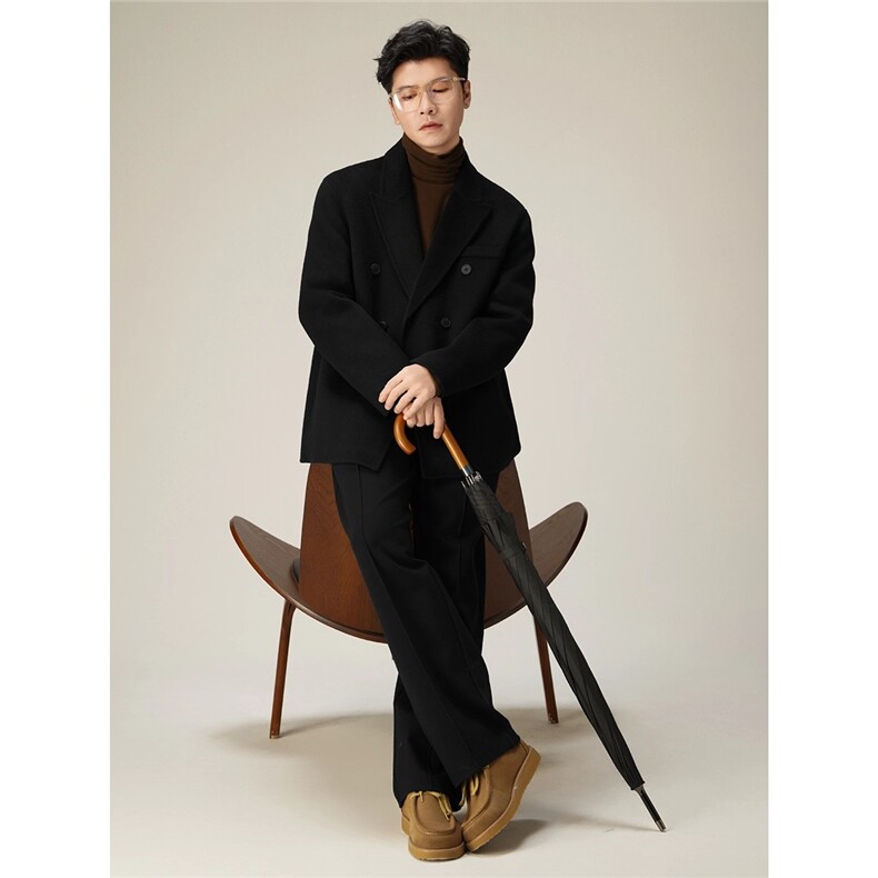 男西装外套毛呢双排扣西服正装新郎结婚礼服大码S-5XLJAK26P77,男装西服套装,星座1013-1