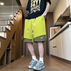 短裤男夏季新款港风宽松五分裤DK509-P35，男装牛仔裤，星座214-3