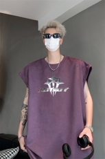 麂皮绒背心/马甲/坎肩2025夏季男装无袖T恤XZ514-2-2024116-P28，男装T恤，星座514-2(原B239)