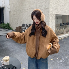 新品针织拼接白鸭绒羽绒外套2C326-W331-P265-K398，女装羽绒服，2C326