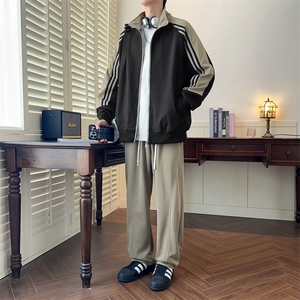 TZ68-P85 秋季数据新款男生套装学生夹克青少年上衣开衫大童裤子图片