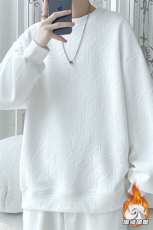 2025HW24736加绒旋律风车肌理感圆领卫衣M-5XHW24978-P50，男装卫衣，电商A022